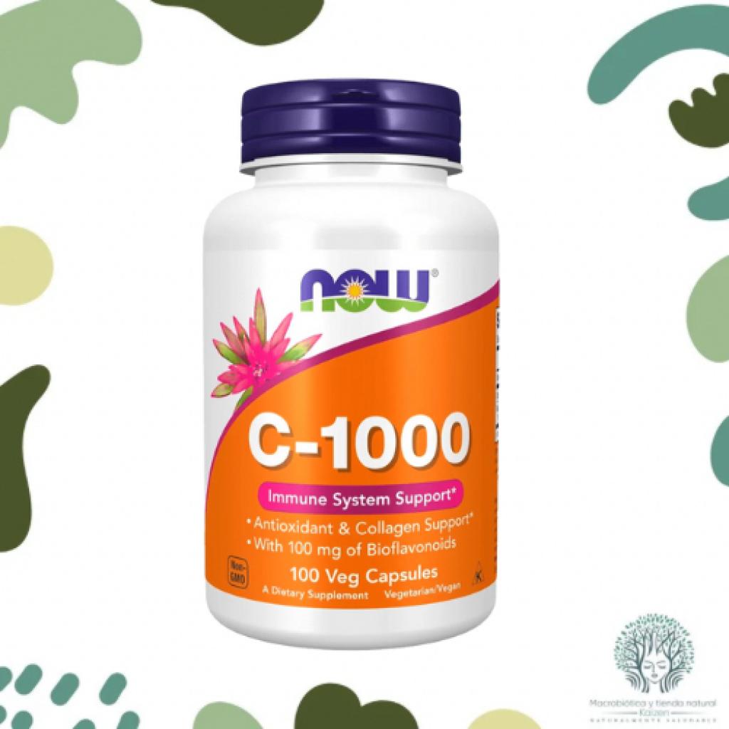 Capsulas Vitamina C 1000 Rose Hips100 unidades NOW - Imagen principal