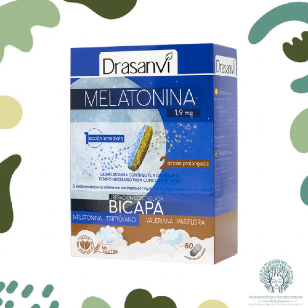 Capsulas Melatonina Bicapa 60 unidades DRASANVI