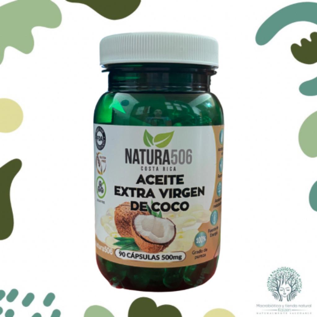 Capsulas de Aceite de Coco Puro 90 unidades NATURA506 - Imagen principal