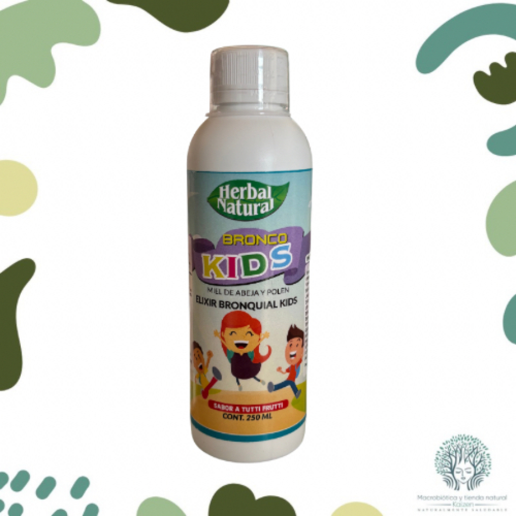 Jarabe Bronco Kids 250ML HERBAL NATURAL  - Imagen principal