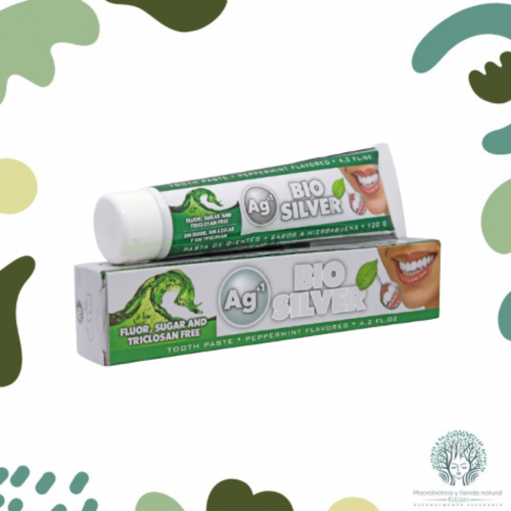 Pasta Dental sin FLUOR 120g BIO SILVER