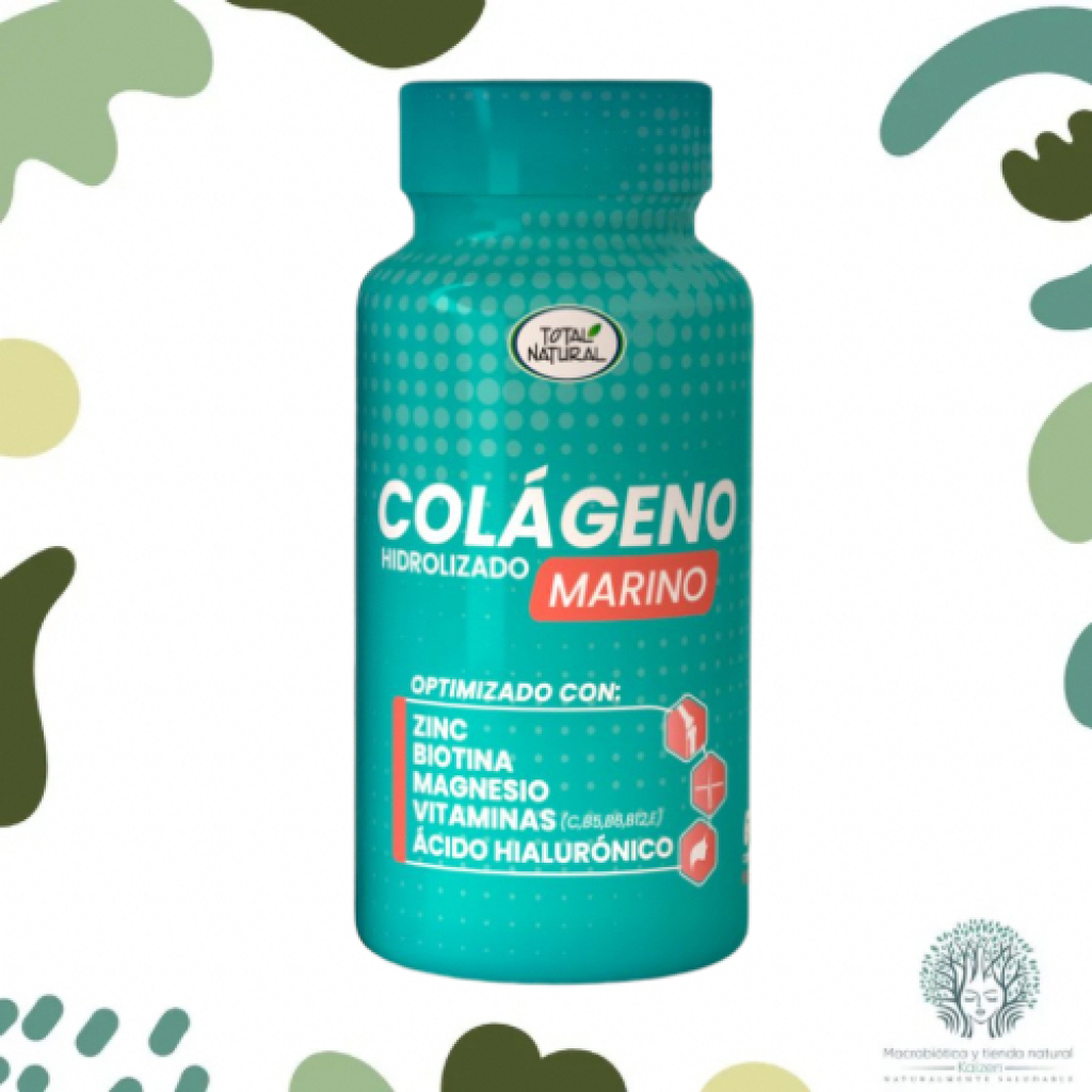 Capsulas Colageno Marino Hidrolizado 60 unidades TOTAL NATURAL