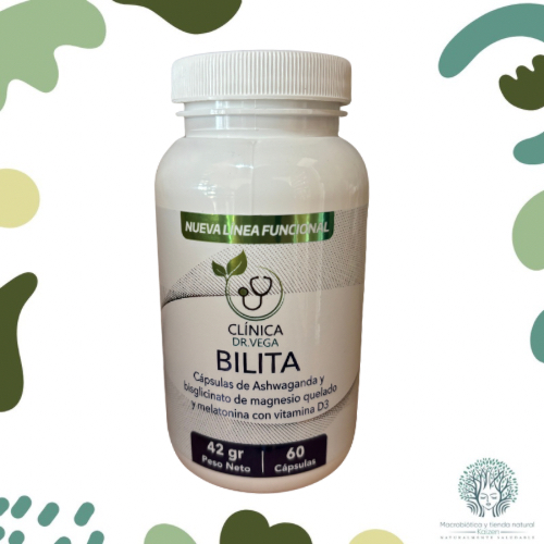Capsulas Bilita II Ashwaganda Bisglicinato 60 unidades DR.VEGA