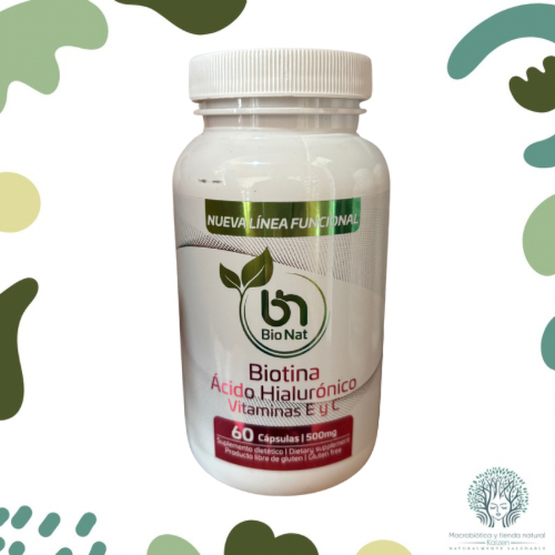 Capsulas Biotina Con Acido Hialuronico 60 unidades DR.VEGA