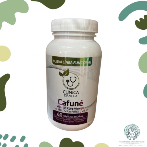 Capsulas CAFUNE Ajenjo Hinojo 60 unidades DR.VEGA - Imagen principal
