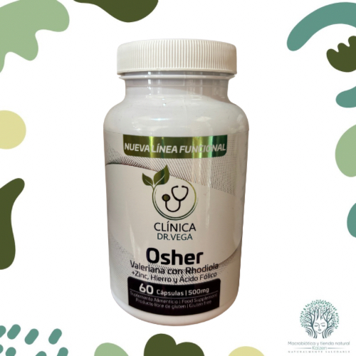 Capsulas OSHER Valeriana Con Rhodiola 60 unidades DR.VEGA - Imagen principal