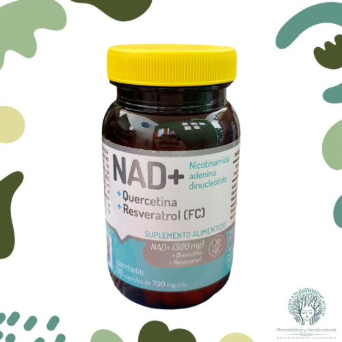 Capsulas NAD con Quercetina 90 unidades MACRONATURAL
