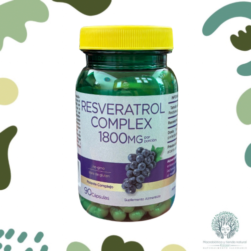 Capsulas Resveratrol 90 unidades MACRONATURAL