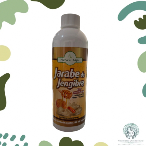 JARABE JENGIBRE MIEL 240ML NATURAL LIFE