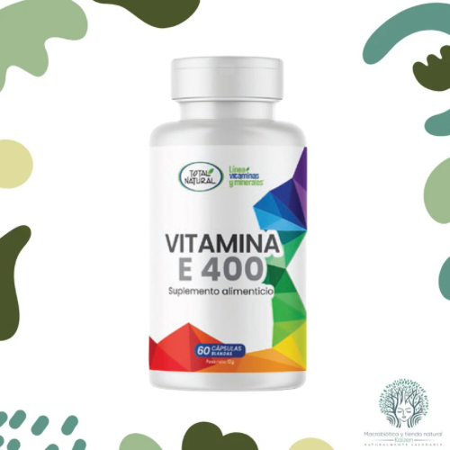 Capsulas Vitamina E 400UI 50 unidades TOTAL NATURAL - Imagen principal