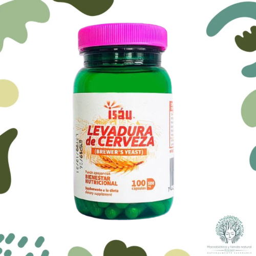 CAP. LEVADURA DE CERVEZA X100 ISAU