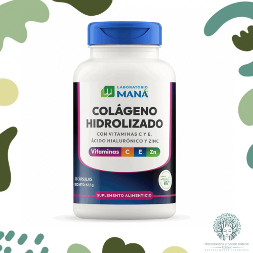 Capsulas Colageno Hidrolizado 90 unidades MANA  - Imagen principal