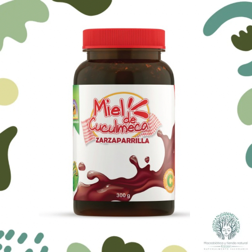 Miel de Cuculmeca con Zarzaparrilla  Vitamina C 300G MANA