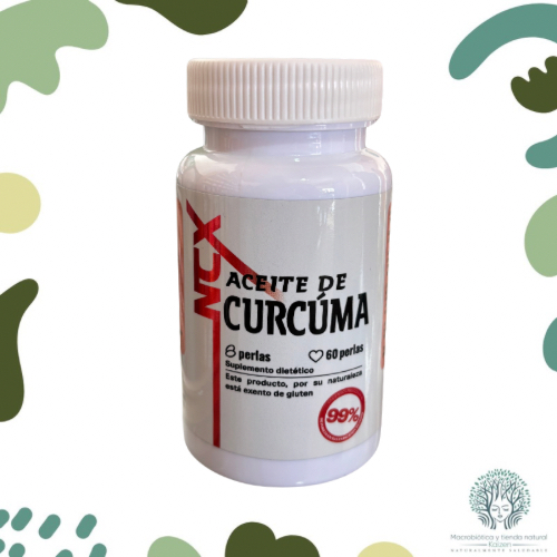 Capsulas Aceite de C&uacute;rcuma 60 unidades NUTRICOSMEX - Imagen principal
