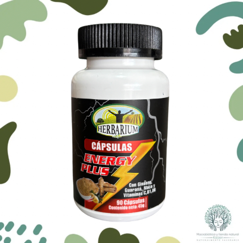 Capsulas Energy Plus 90 unidades HERBARIUM - Imagen principal