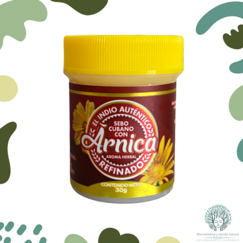 Sebo Cubano con Arnica 30g El Indio Autentico