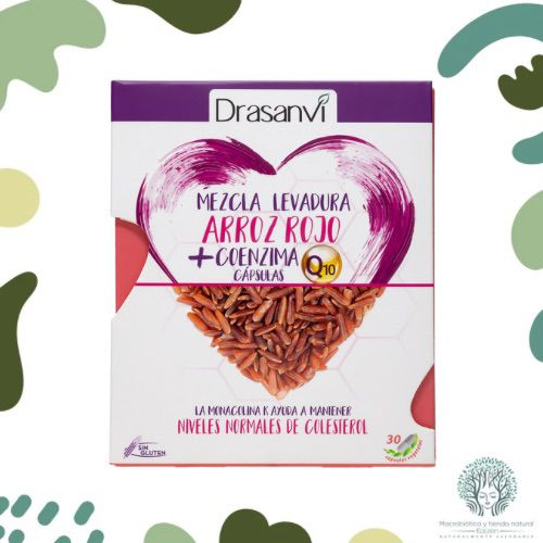 Capsula levadura Arroz Rojo 30unidades Drasanvi
