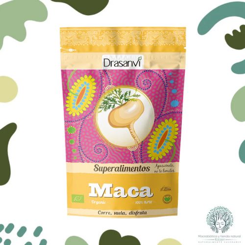 Maca Polvo Pura Bio 225 g Doypack Superalimentos DRASANVI  - Imagen principal