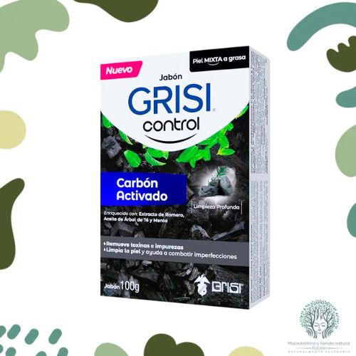 Jabon Carbon Activado 125G GRISI - Imagen principal