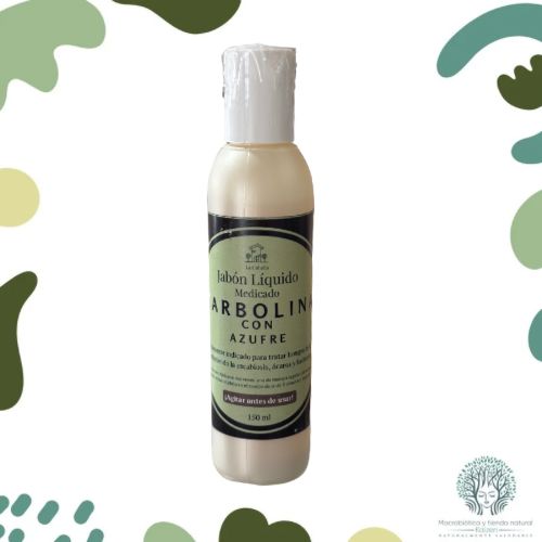 Jabon Liquido Medicado Carbolina Azufre 150ml CABA&Ntilde;A