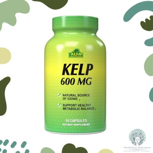 Capsulas Kelp 60 unidades ALFA VITAMINS