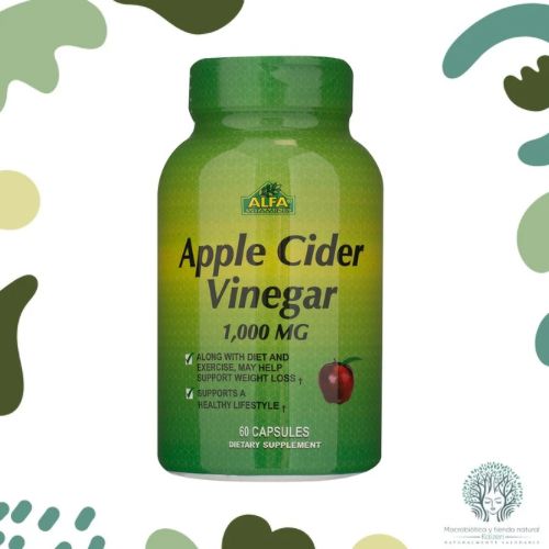 Capsulas Vinagre Manzana 60 unidades ALFA - Imagen principal