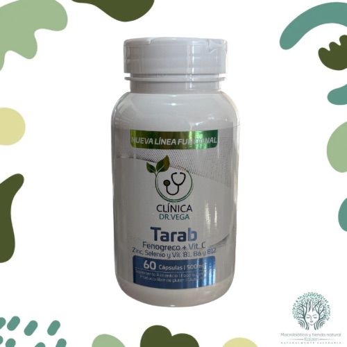 Capsulas TARAB fenogreco Zinc Selenio 60 unidades DR.VEGA
