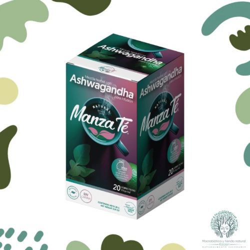 Te Ashwagandha 20 unidades MANZATE - Imagen principal