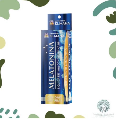 Melatonina Liquida sabor Canela 50ML MANA - Imagen principal