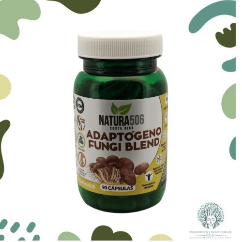 Capsulas Adaptogeno Fungi Blend 60 unidades NATURA506 - Imagen principal