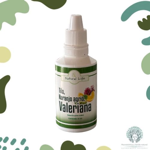 Gotas Tilo Valeriana Naranjo Agrio 35ML NATURAL LIFE