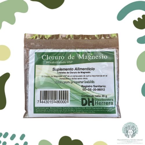 Cloruro de Magnesio en Polvo 33G NATURVIT