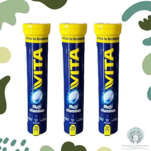 Tableta Efervescente Multi Vitaminas 20 unidades VITA - Imagen principal