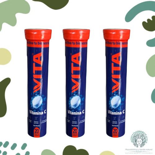 Tableta Efervescente Vitamina C 20 unidades VITA - Imagen principal