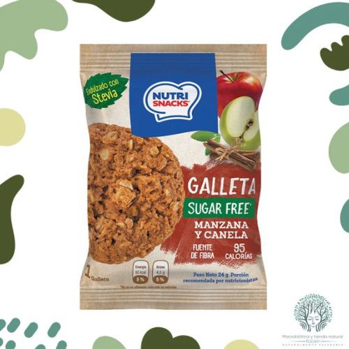 GALLETA MANZANA CANELA 48G NUTRISNACK