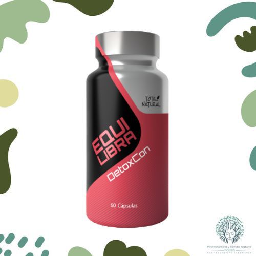 Capsulas Detox Con Equilibra 60 unidades TOTAL NATURAL - Imagen principal