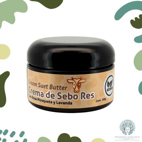 Sebo de Res con Aceite de Rosa Mosqueta y Lavanda 100g NATURA506 - Imagen principal