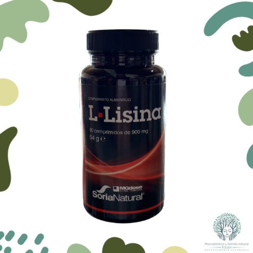 Capsulas L-Lisina 60 unidades SORIANATURAL