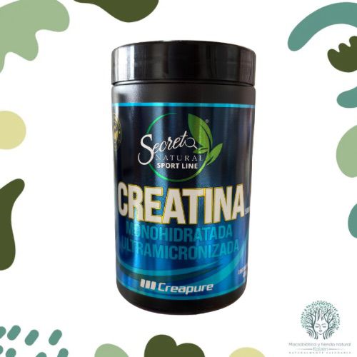 Creatina Monohidratada Ultra Micronizada Creapure 400g SECRETO NATURAL - Imagen principal