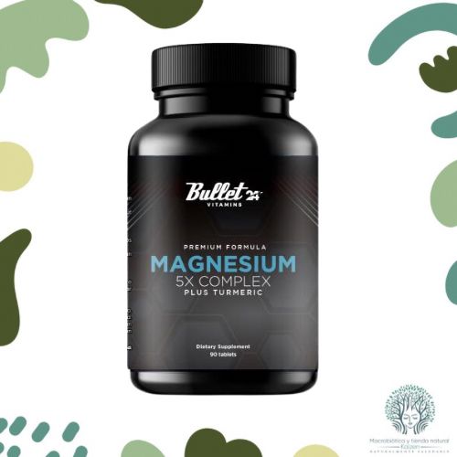 Capsulas Magnesio Complex Plus Curcuma 90 unidades BULLET
