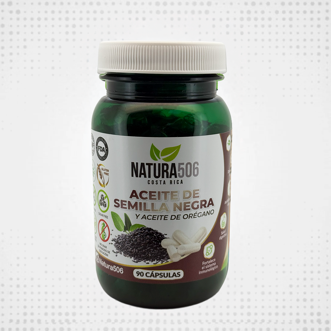 Capsulas Aceite de Or&eacute;gano y Semilla Negra 90 unidades NATURA506 - Imagen principal