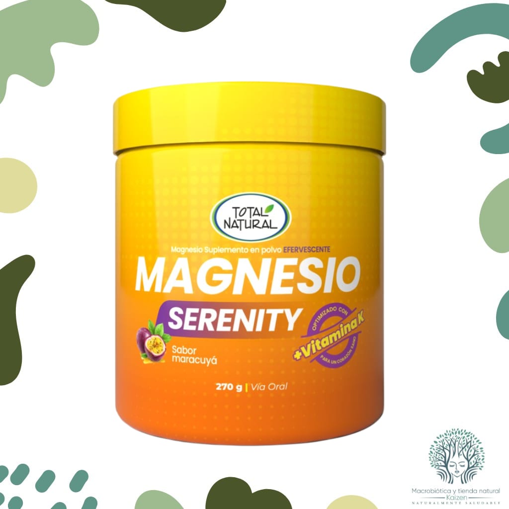 Citrato de Magnesio Serenity Maracuya 270g TOTAL NATUTAL