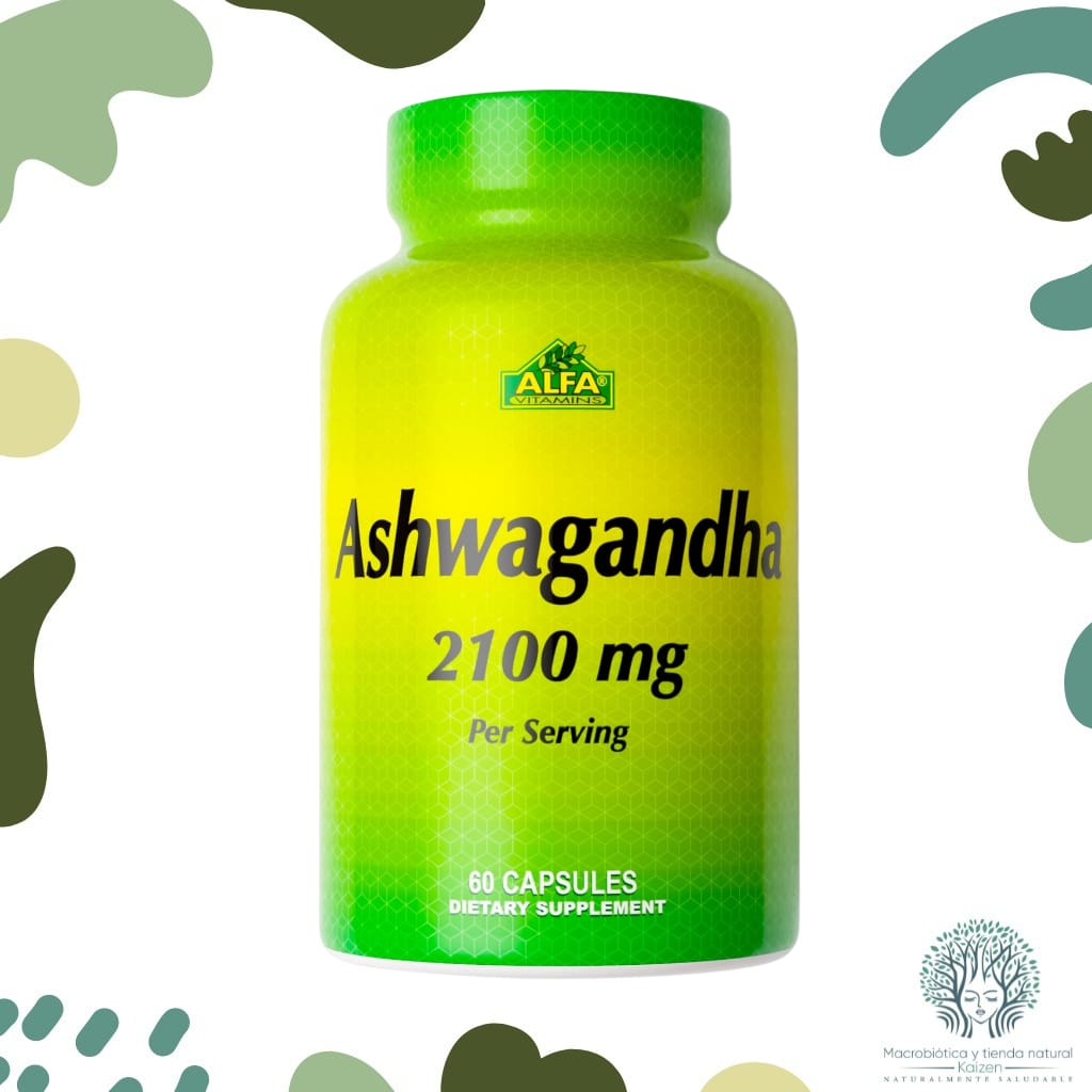 Capsulas Ashwagandha 60 unidades ALFA VITAMINS