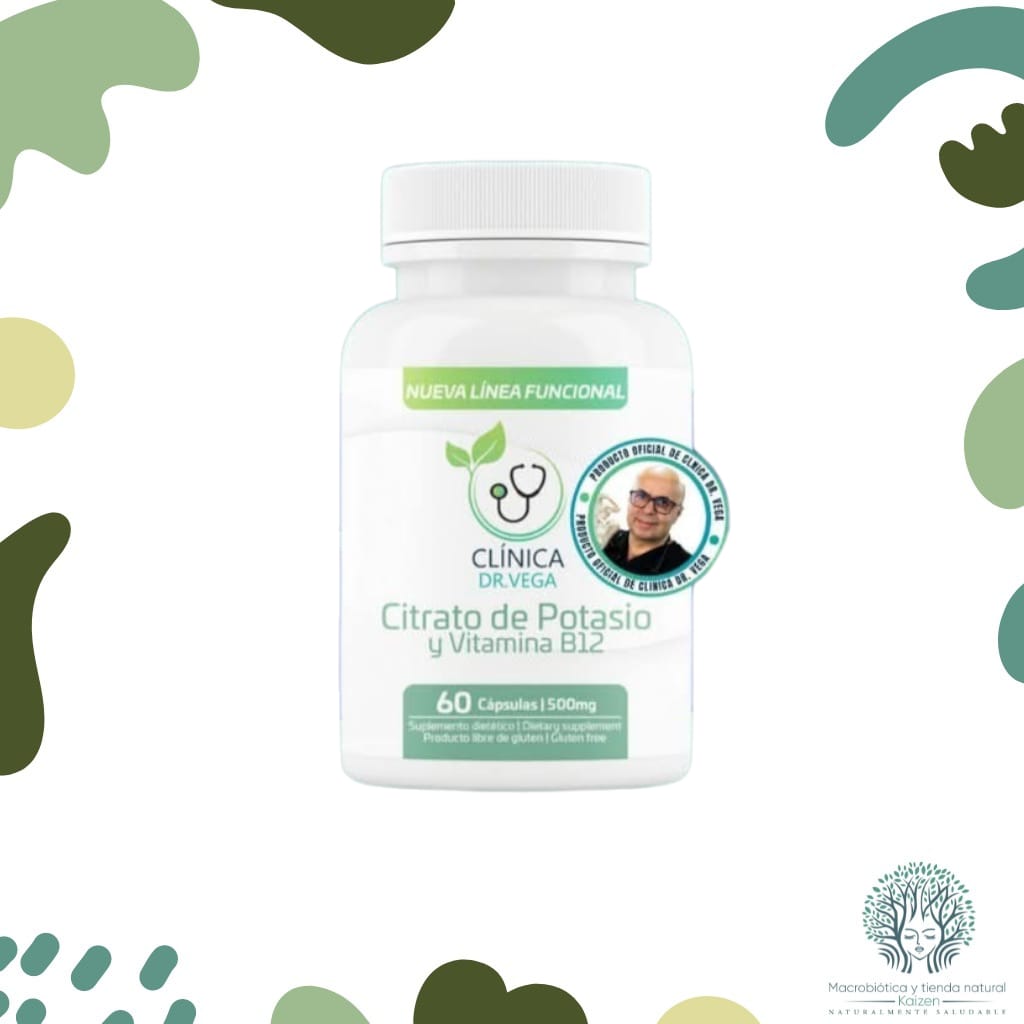 Capsulas Citrato de Potasio con vitamina B12 60 unidades DR.VEGA - Imagen principal