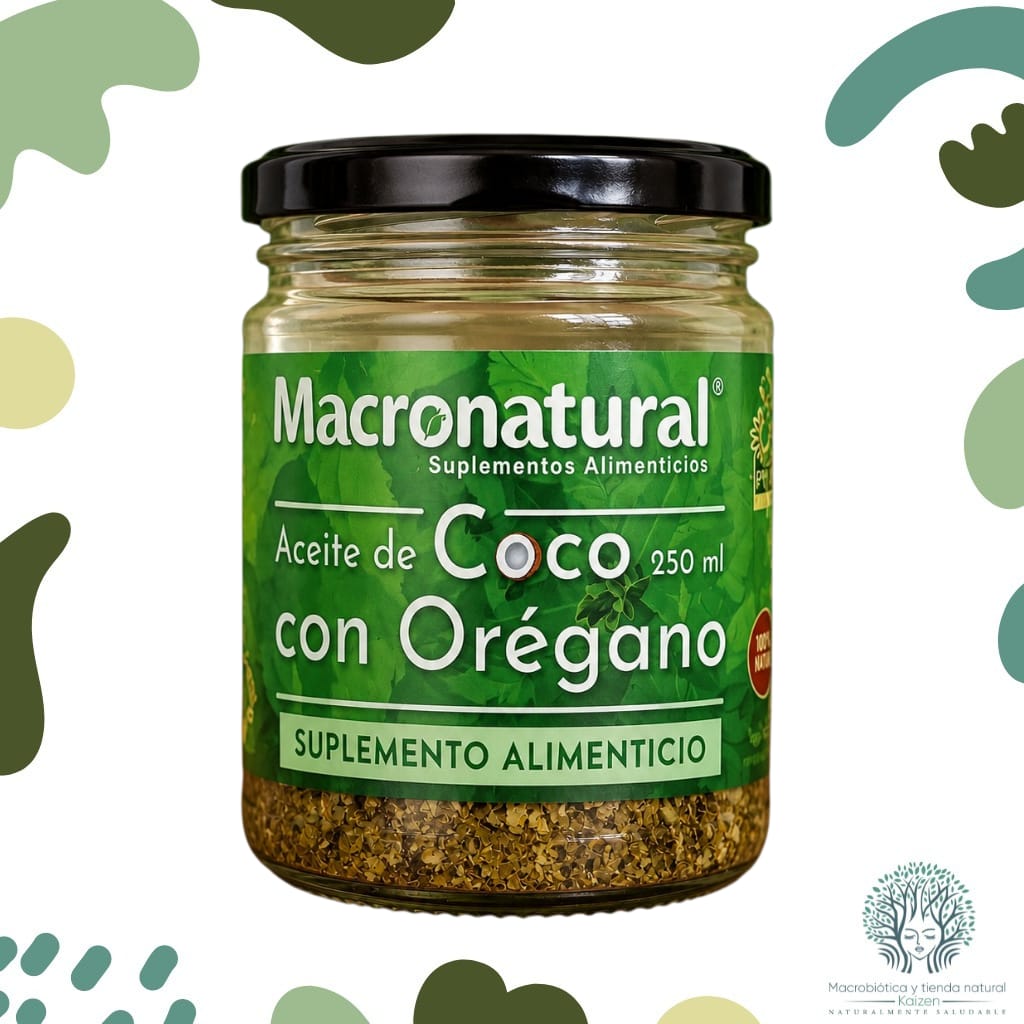 Aceite Coco Or&eacute;gano 250ml MACRONATURAL - Imagen principal