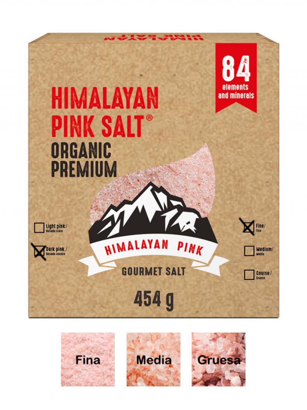 Sal Himalaya Rosada GRUESA 454GR 