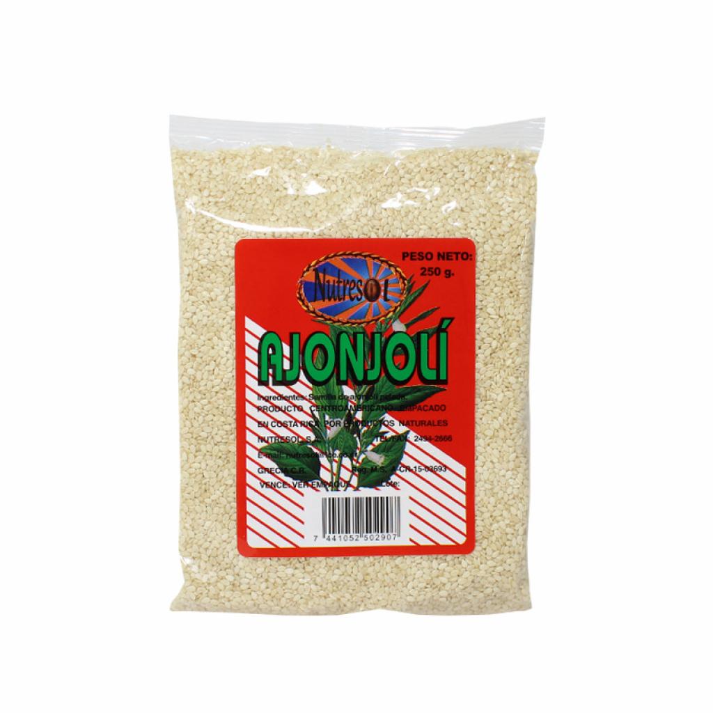 SEMILLA AJONJOLI BLANCO 250G NUTRESOL